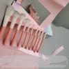 Holiday Series Makeup Brushes 12 Soft Concealer, High-gloss Repair, Blush Powder, Eye Shadow Brush and Full Set of Raspberry Brushes.