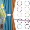 No Punch Curtain Magnetic Buckle String Imitation Pearl Curtain Strap Strap Curtain Strap Magnet Buckle Curtain Accessories
