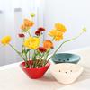 Керамическая цветочная чаша-лягушка Yousheng, японская ваза для икебаны, держатель для цветочной композиции, настольный цветочный горшок для домашнего офиса, свадебных фестивалей