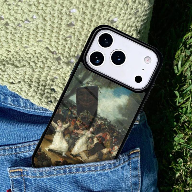 Испания Франсиско Гойя Художественный Чехол Для Телефона Для iPhone 17 AIR 16 Pro Max 15 14 Pro 11 12 13 Ударопрочный Силиконовый Чехол
