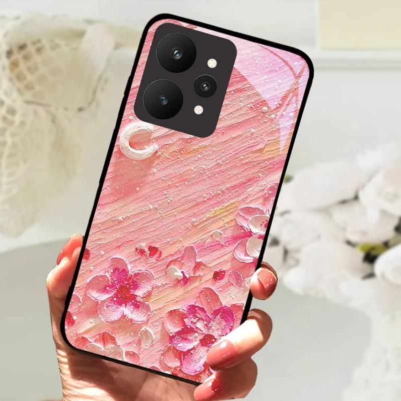 Ударопрочный Чехол Для Телефона Realme 15 5G Чехол RMX5106 RMX5105 Чехлы Из Закаленного Стекла Для Realme15 Fundas Роскошный Защитный Корпус