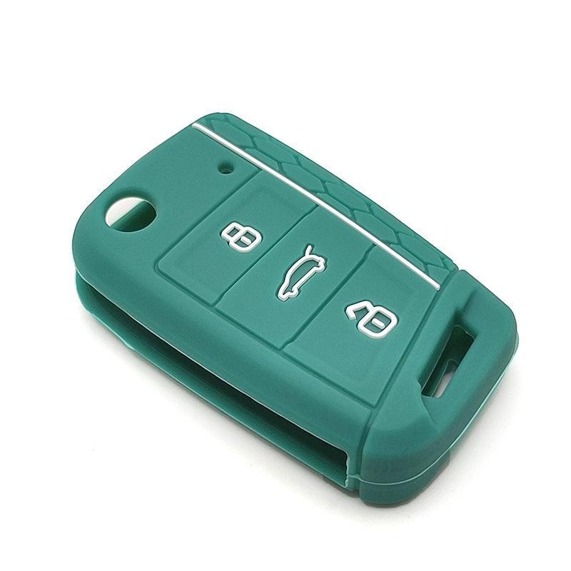 Чехол для ключей для VW Golf 7 GTI POLO T-Cross T-Roc Touran Tiguan Skoda Octavia Rapid kodiaq Fabia Seat Ibiza leon Ateca Arona