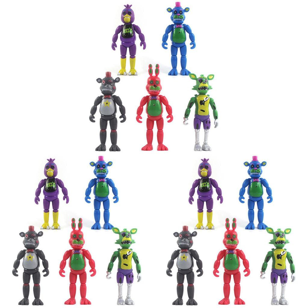 Красочная коллекция из 5 фигурок Five Nights At Freddy's для детей