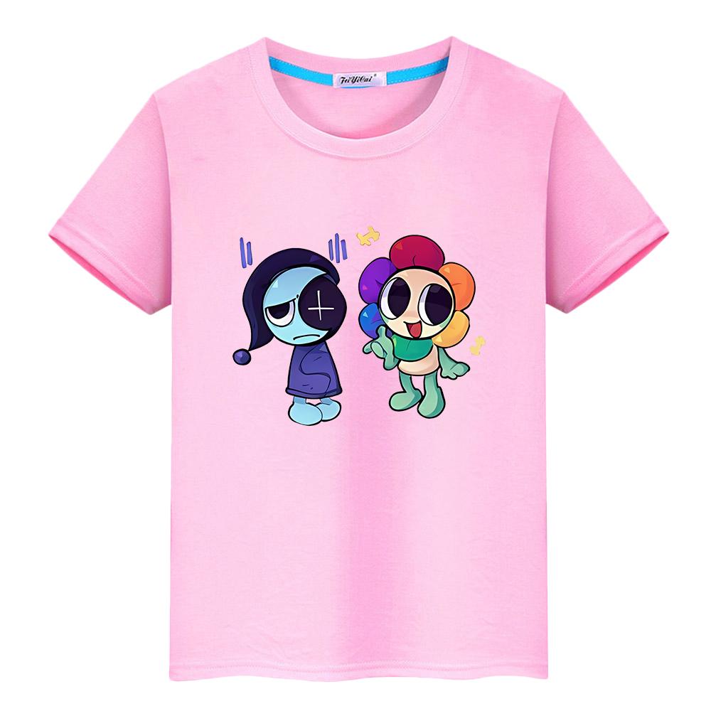 Футболка для мальчика 10 лет Dandys World принт мультфильм 100% хлопок аниме футболки топы короткая гордость футболка y2k цельный комплект одежда для девочек