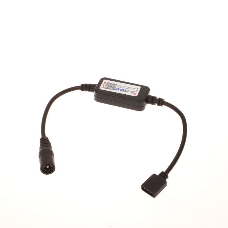 1 Set Rgb Colorful Led Light Strip Connector For App Control Dc Usb 5V-24V Music Colorful Tape Light Mini Bluetooth Controller