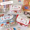 Cute Pencil Case 2 Layer High Capacity Pen Bag Pouch Free DIY Sticker Korean School Stationery Girl Gift Back To School Supplies
