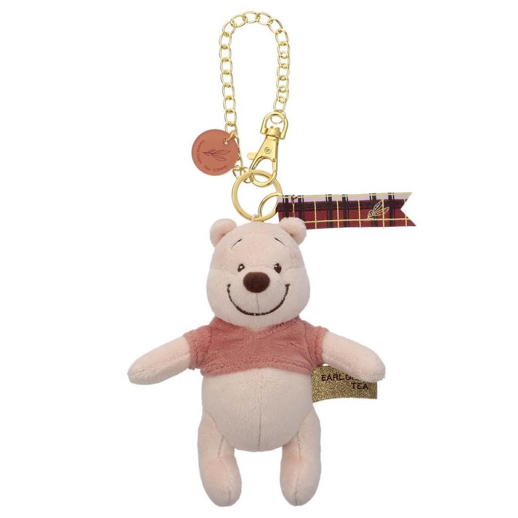 TAKARATOMY A.R.T.S. Disney Character Favorite Colors Bag Charm Winnie the Pooh (Earl Grey Tea) Plush Toy, Approximately 13cm Tall