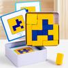 Wooden Block Puzzle With Storage Box Hidden Building Block Puzzle Toy Educational Logical Thinking Training Game Gifts For Kids