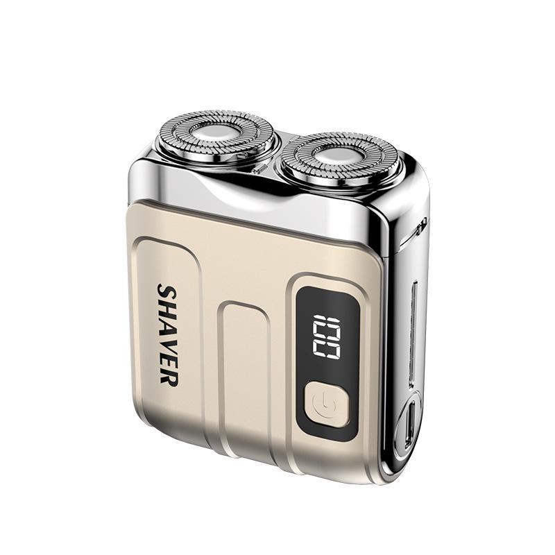 Compact Silent Electric Travel Razor for Men