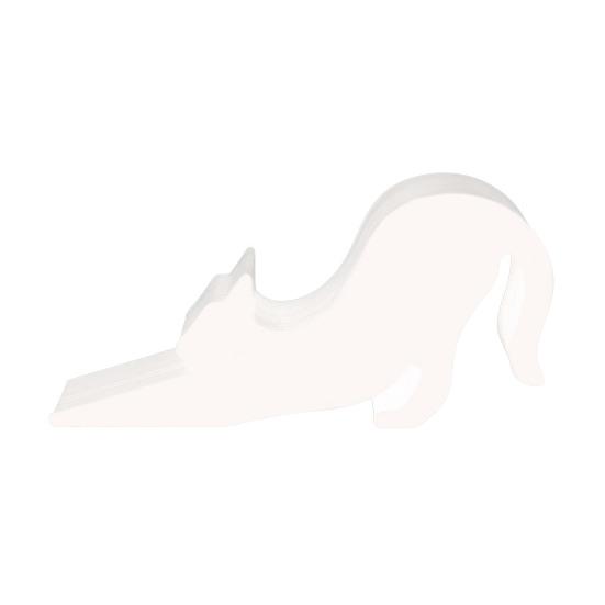 Растянутый кошачий стопор для двери клин противоскользящий ветрозащитный без сверления противоударный ковер плитка бетонный деревянный пол черный белый котенок декоративный