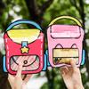 40Pcs Party Favor Bags with Handle Zipper Lock Vibrant Color Cute Backpack