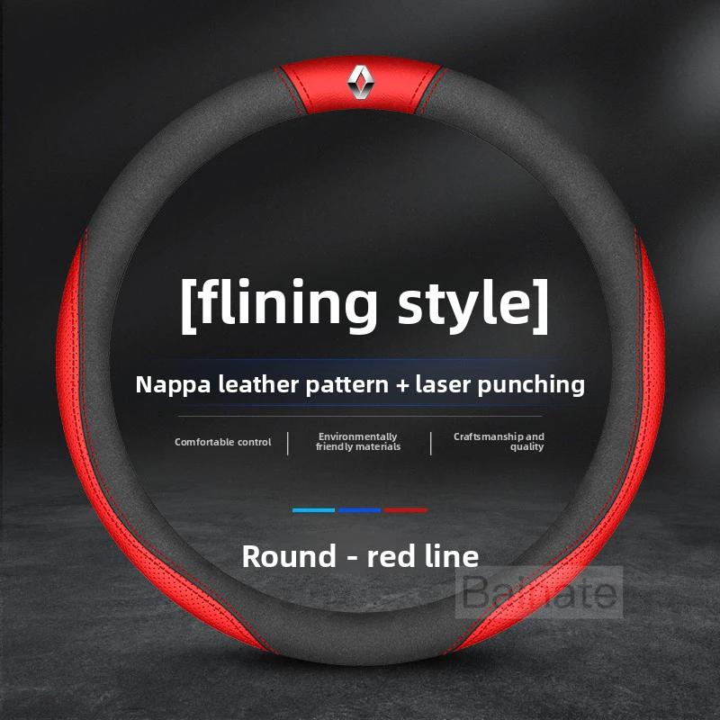 For Renault 2026 New Hub Caps For Renault Megane Clio Kadjar Arkana Captur Twingo Talisman Logan Duster Car Leather Steering Whe