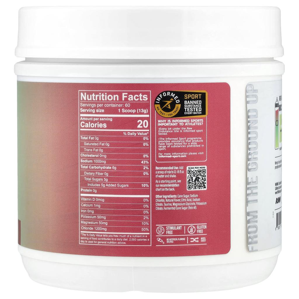 Raw Nutrition, Endurance, Nourishing, Watermelon Mojito, 780g (27.51oz)