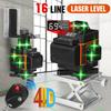 16 Lines Laser Level Self-Leveling 4D 360 Horizontal And Vertical Cross Super Powerful Green Laser Beam Line