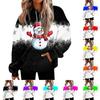 Women's Casual Fashion Print Long Sleeve Pullover Hoodies Sweatshirts