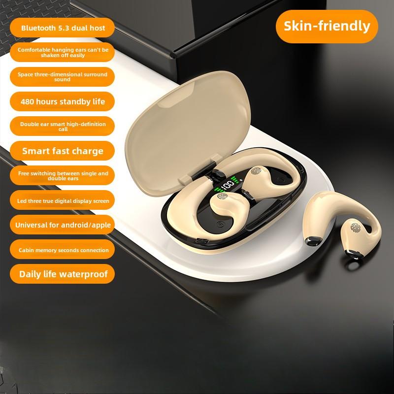 Беспроводные наушники Bluetooth с костной проводимостью не подходят к уху 5.3 Висячее движение уха