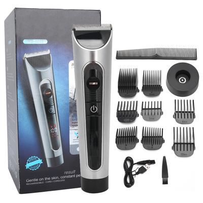 Электрическая машинка для стрижки волос с цифровым дисплеем, керамическая режущая головка, триммер для стрижки волос, тип USB