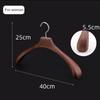 2pcs Wooden Coat Hanger Luxury Suit Hangers for Clothes Closet Wardrobe Organizer Wide Shoulder Suit Hanger