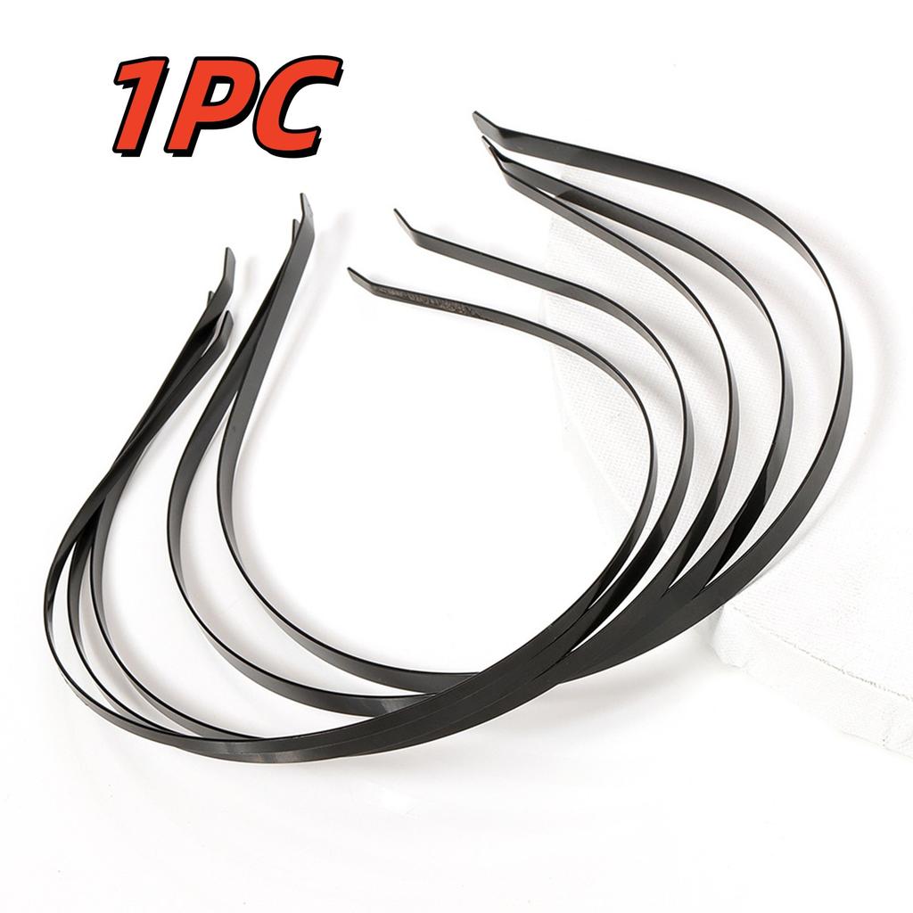 1 шт. Металлические ободки для волос DIY, Пустые гладкие обручи для волос, Повязка на голову, Однотонные тонкие оптовые ободки для мужчин и женщин, Аксессуары для волос ручной работы