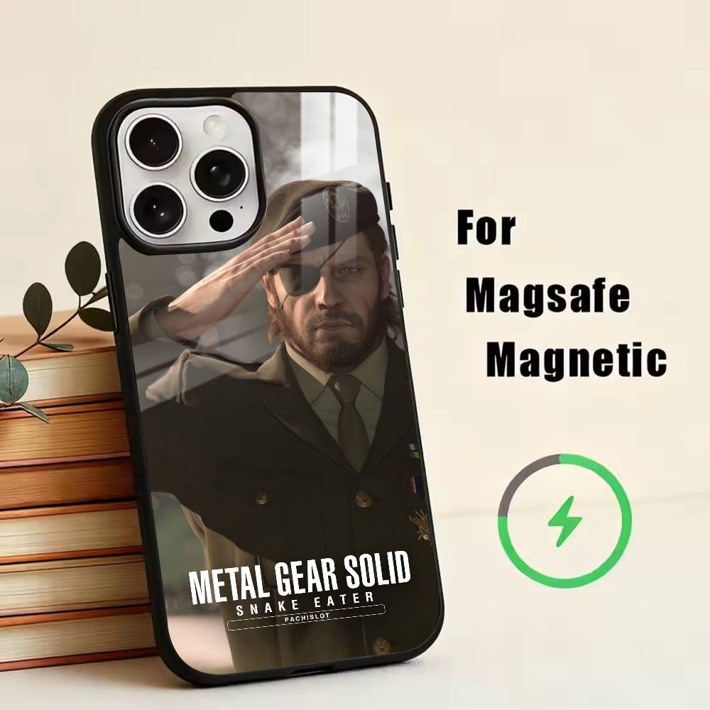 GM-Metal Gear Solid1 Phone Case For iPhone17,16,15,14,13,12,11 Plus,Pro Magnetic For Magsafe Wireless Charging