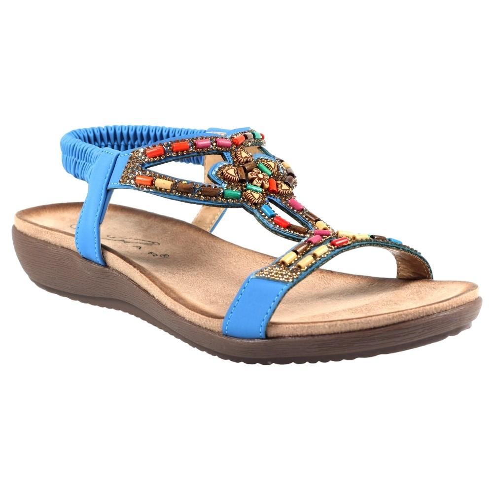 Lunar Womens/Ladies Mariella Beaded Sandals