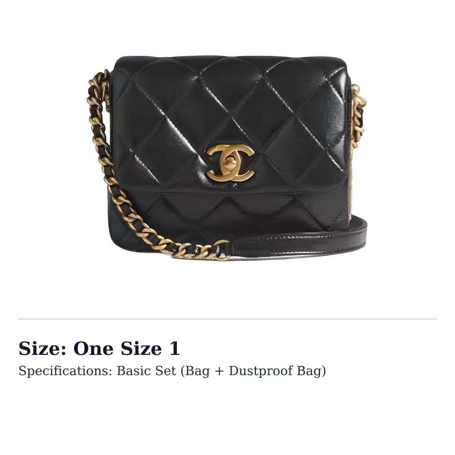Chanel Кожаные сумки через плечо Мини Женские Черные AS2733-B06356-94305