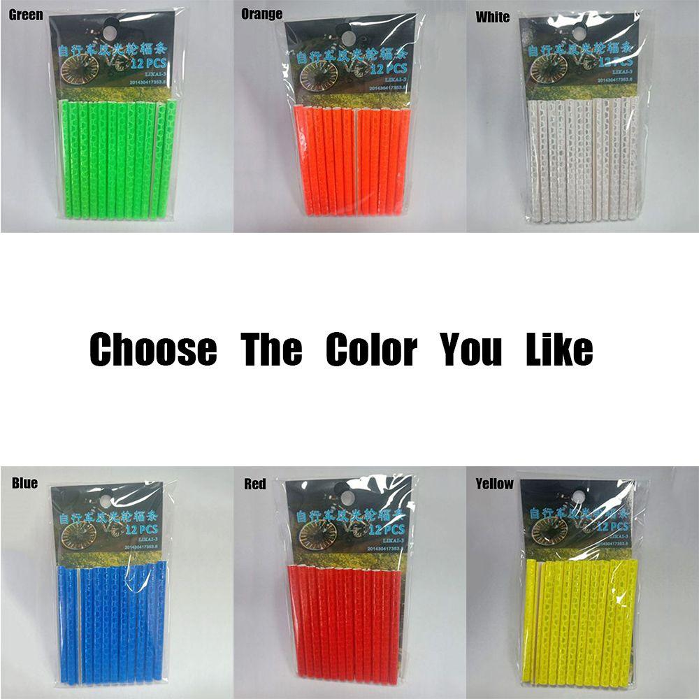 Зажимная трубка Велосипедная полоска Велосипедные фонари Обод колеса Спица Светоотражающие трубки Прикрепляемые отражатели