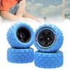 4Pcs 12mm Hex Wheels Tires Swamp Claw Mud Terrain Tires Accessories RC Tires Wheels for 1/14 1/16 RC Car Crawler Buggy Truck
