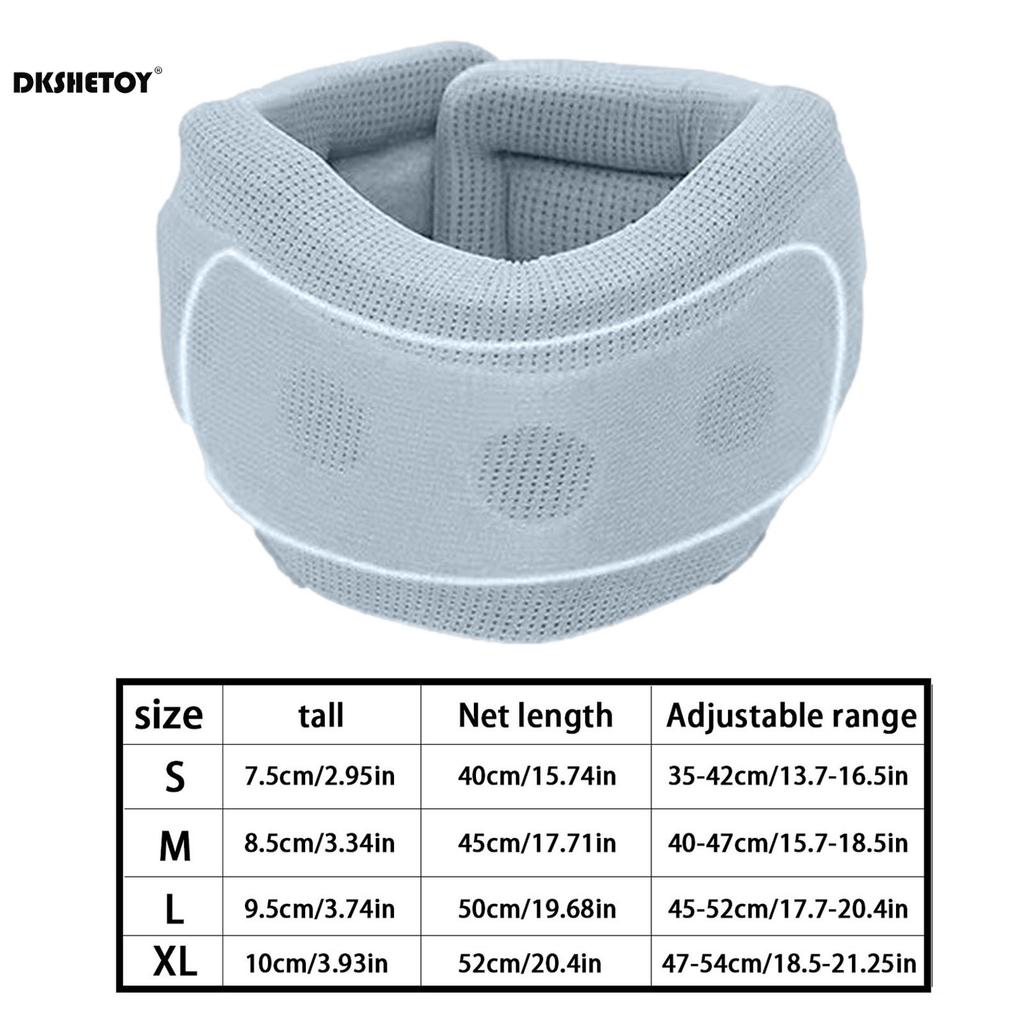 Мягкий Поролоновый Поддерживающий Воротник Регулируемая Подушка для Шеи для Путешествий Облегчение Боли Прочная Пена Уход за Здоровьем