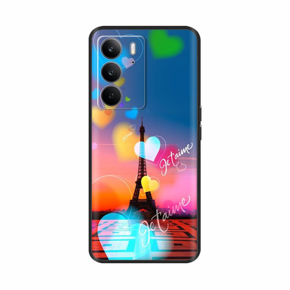 For OPPO Realme 14X Case Lovely Cartoon Butterfly Phone Case Soft Cover For Realme 14X 5G Case RMX5020 Silicone Shockproof Coque