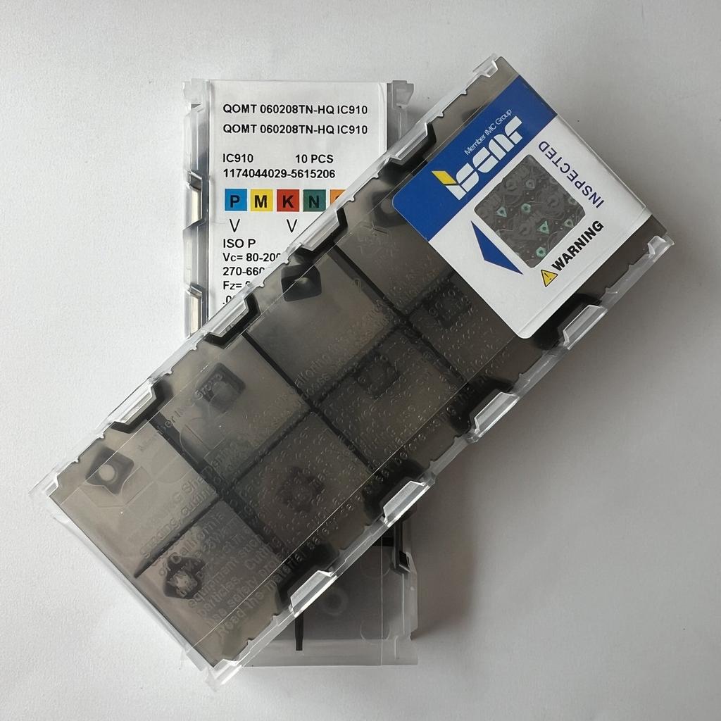 ISCAR / QOMT060208TN-HQ IC910 / Industrial indexable carbide inserts 10 Pcs