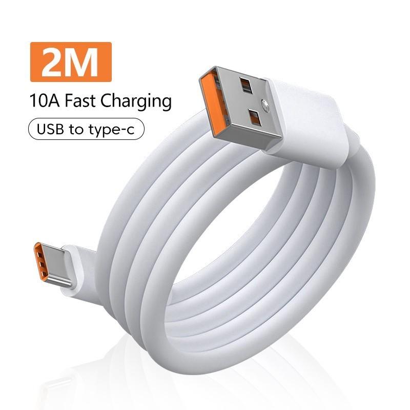 120 Вт 10 А USB-кабель типа C 10 А сверхбыстрое зарядное устройство линия передачи данных 0,25 м 1 м 1,5 м 2 м телефонный кабель