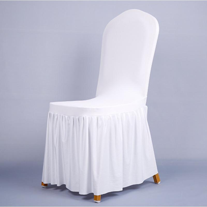 Hotel Wind Table and Chair Banquet Chair Cover Thickened Elastic Conference Hotel Wedding Special Oxford Skirt Hem Chair