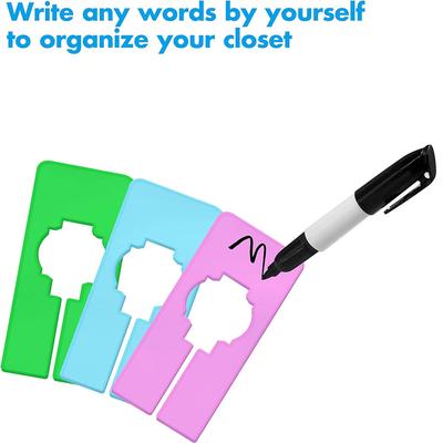 10 шт. прямоугольных разделителей для шкафа, органайзеры для одежды, разделители для вешалок для одежды для дома