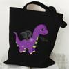 Симпатичная женская сумка-тоут с изображением ведьмы-единорога на Хэллоуин, модная подростковая сумка-тоут с изображением животных, новая холщовая сумка-тоут для женщин на Хэллоуин