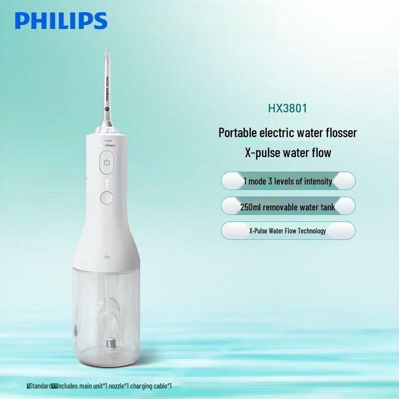 Philips HX3801 Portable Electric Water Flosser