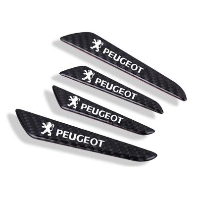 Защита двери от столкновений, карбоновая защита двери для Peugeot