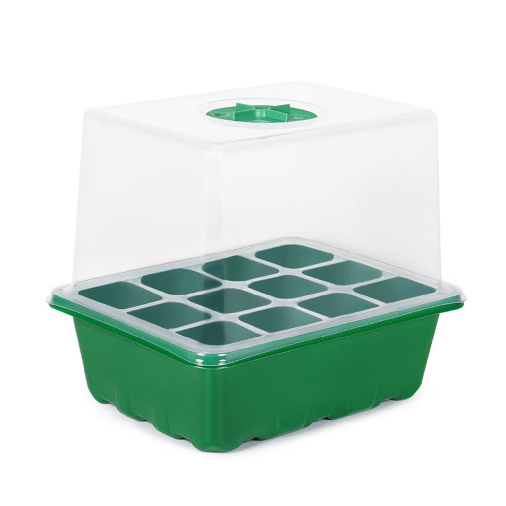 Семена стартовый лоток 6 ячеек/12 ячеек Семена лоток для проращивания с регулируемым вентиляцией влажности Ящик для рассады растений для внутреннего сада Бонсай Саженцы Старт