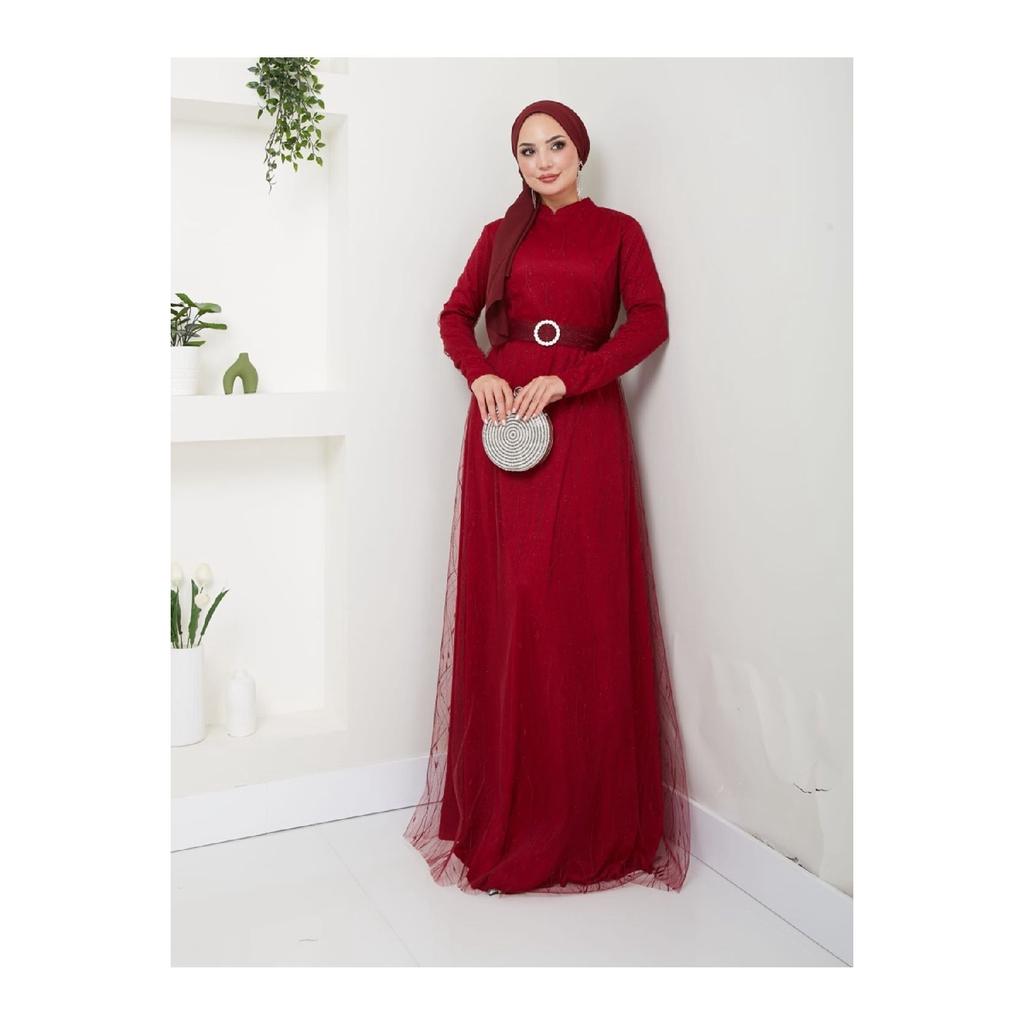 Лина Вечернее платье в хиджабе Lna001