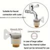 1pc Universal Kitchen Faucet Adapter 15mm To 23mm, Hose Connector for Mixer Tap To Water Filter Sprayer Dishwasher Inlet