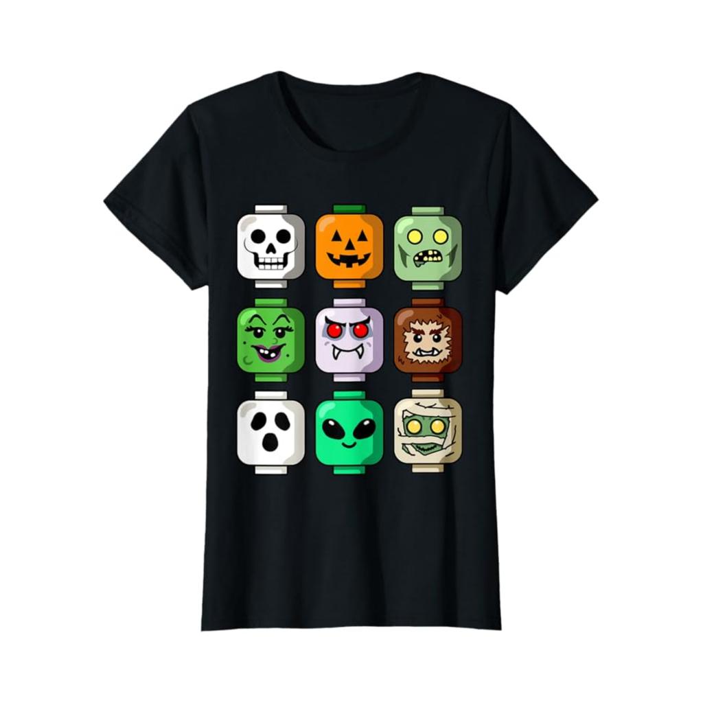 Halloween Monster Skull Pumpkin Zombie Alien Mummy Werewolf T-shirt