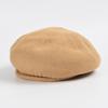LALA Spring Summer Cotton Beret Bread Hat - Beige