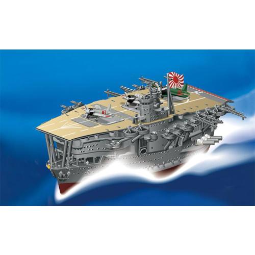 Chibimaru Fleet Series No. 4 EX-1 Chibimaru Fleet Akagi (with Etched Parts and Wooden Deck Stickers) Plastic Model