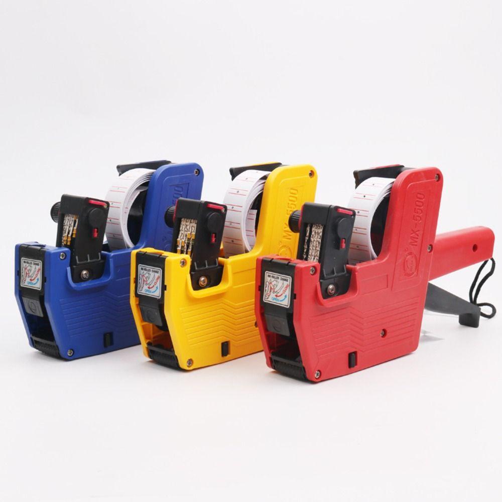 8 Digits Handheld Price Tag MX-5500 Price Label Tool Tag Maker Coding Machine Retail Stores