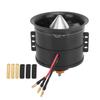 QX Motor 90mm EDF Set 1200KV Brushless Motor with 12 Blade Ducted Fan for RC Airplane