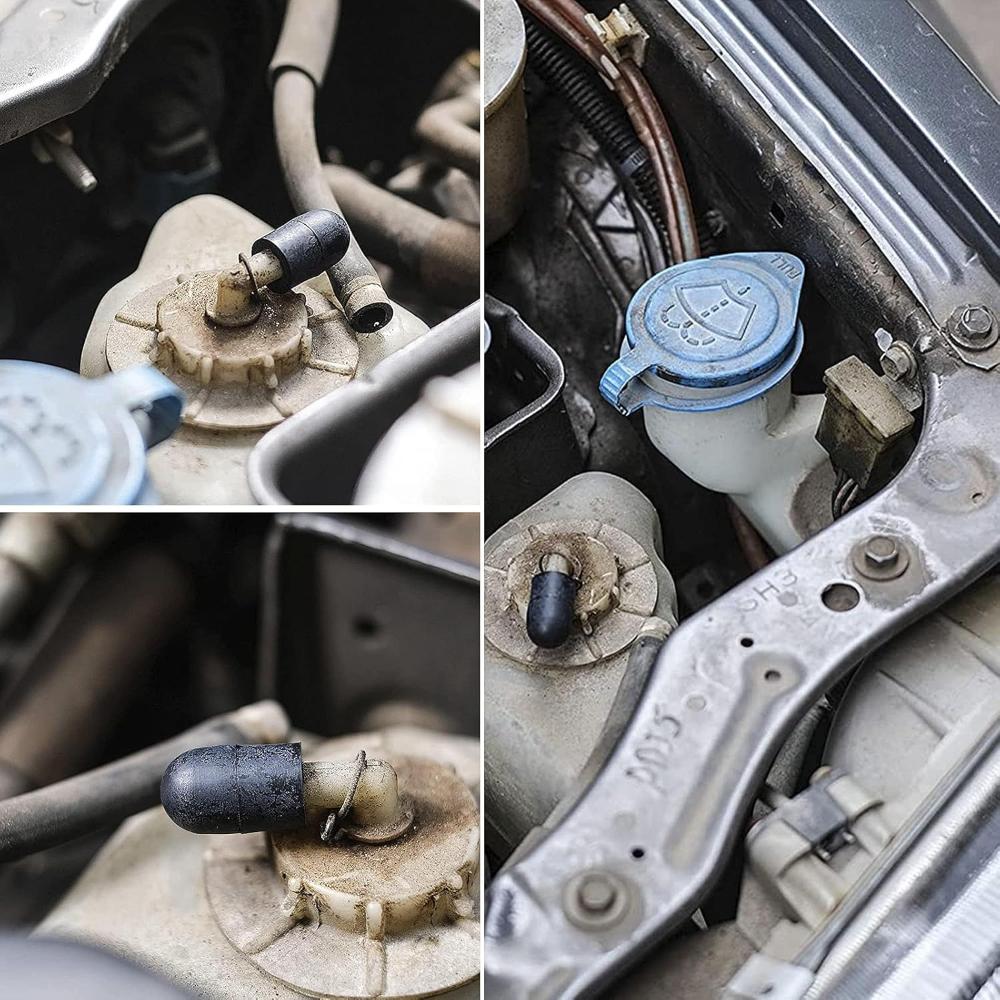 80pcs Vacuum Dust Cap Car Carburetor Hose Cover Kit Vacuum Cover Combination Automobile Accessories