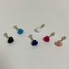 LA PISCINE Colorful Heart Piercing (6 colors)(single)