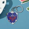 The Legend of Zeldas Pendant Keyring for Men Women Vintage Triforce Triangle Amulet Key Chain Cosplay Party Gifts