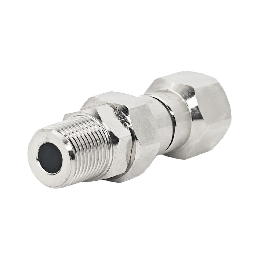 /3pcs /Stainless /Steel 360 Degree Swivel Fitting Free High Pressure Washer Connector Up To 4000 PSI For Car Cleaning Tool