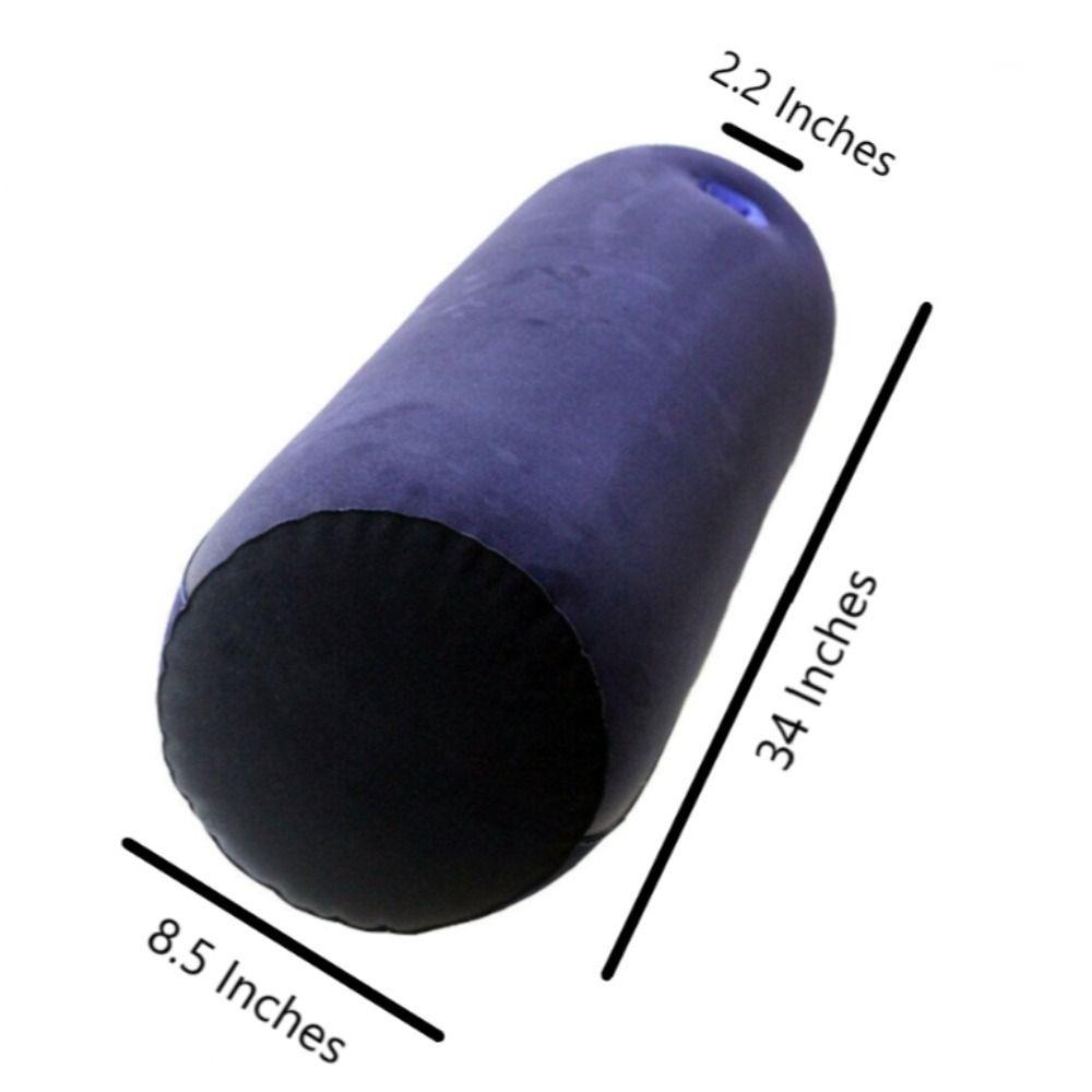 Triangle Cylinder Wedge Silicone Pillow PVC Flocking Inflatable Pillow New Triangle Pad  Home